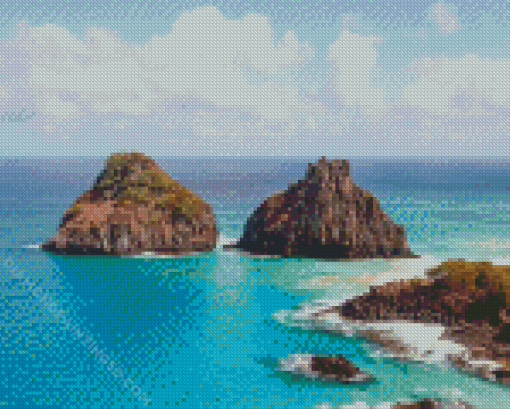 Blue Sea Fernando de Noronha Diamond Paintings