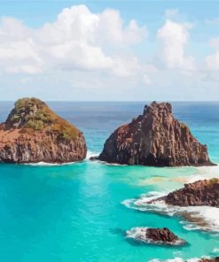 Blue Sea Fernando de Noronha Diamond Paintings