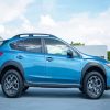 Blue Subaru Crosstrek Side Ciew Diamond Paintings