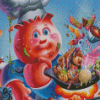 Cool Garbage Pail Kids Diamond Paintings