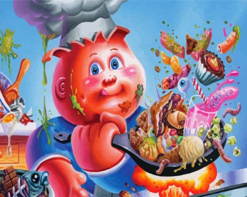 Cool Garbage Pail Kids Diamond Paintings