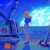 Cool Maria Robotnik Diamond Paintings