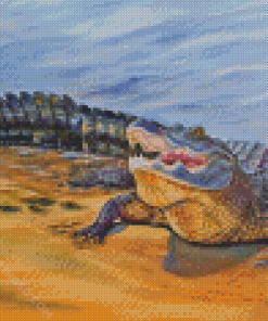 Cool Alligator Diamond Paintings