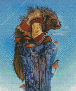 Cool Porcupine Diamond Paintings