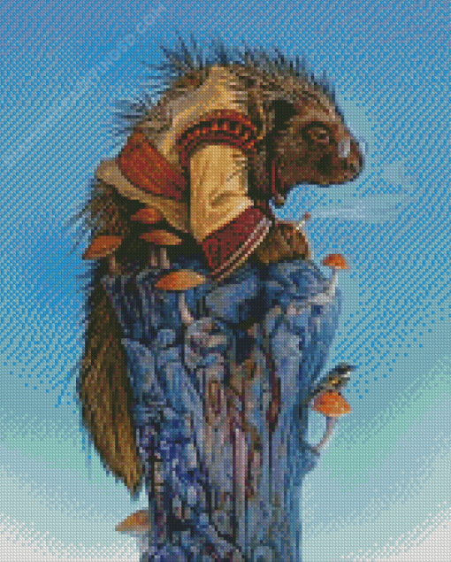 Cool Porcupine Diamond Paintings