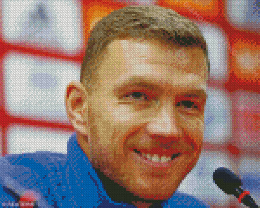 Edin Dzeko Face Diamond Paintings