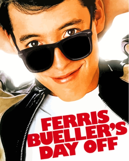 Ferris Buellers Day Off Film Poster Diamond Paintings