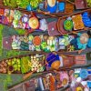 Floating Market Bangkok Thailand Diamond Paintings