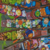 Floating Market Bangkok Thailand Diamond Paintings