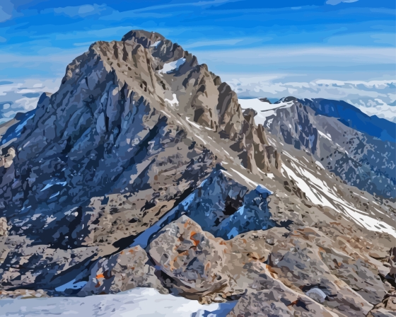 Greece Mount Olympus Diamond Paintings