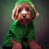 Leprechaun Dog Diamond Paintings