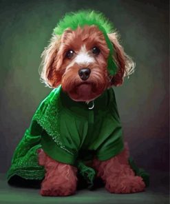 Leprechaun Dog Diamond Paintings