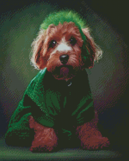 Leprechaun Dog Diamond Paintings