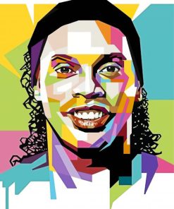 Ronaldinho Pop Art Diamond Paintings