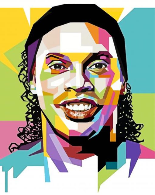 Ronaldinho Pop Art Diamond Paintings