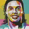 Ronaldinho Pop Art Diamond Paintings