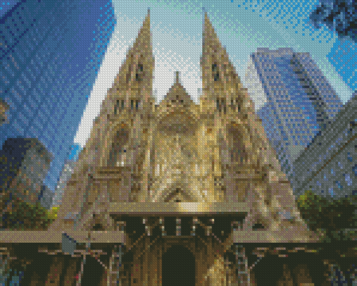 Saint Patricks Cathedral New York Diamond Paintings