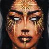 Scary Golden Lady Diamond Paintings