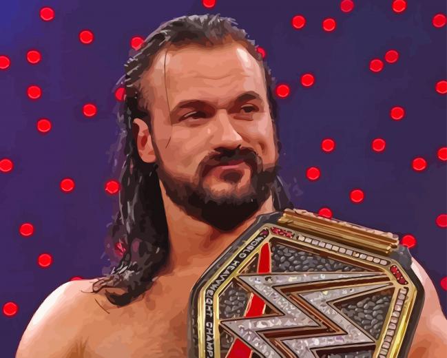 The Wrestler Drew McIntyre Diamond Paintings