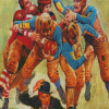 Vintage Football Diamond Paintings