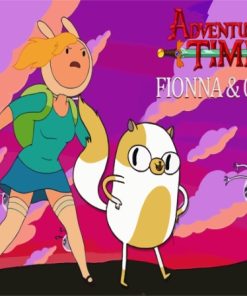 Adventure Time Fionna And Cake Animation Diamond Paintings