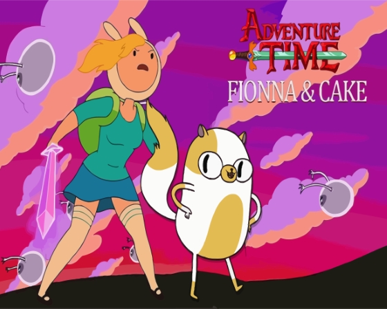 Adventure Time Fionna And Cake Animation Diamond Paintings