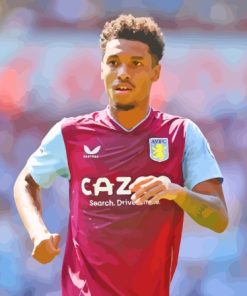 Aston Villa Player Boubacar Kamara Diamond Paintings