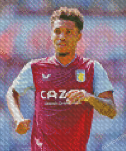 Aston Villa Player Boubacar Kamara Diamond Paintings