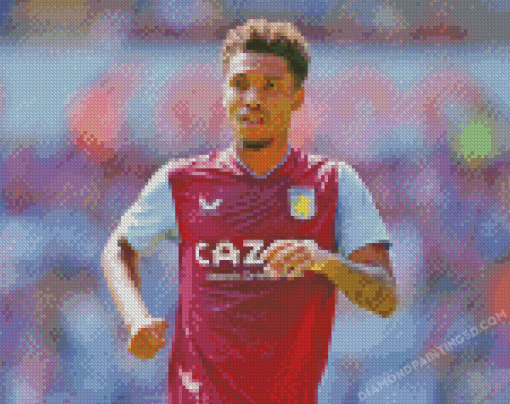 Aston Villa Player Boubacar Kamara Diamond Paintings