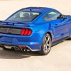 Blue Mustang Car Back Diamond Paintings