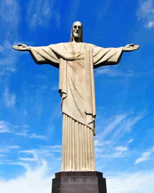 Christ The Redeemer Statue Diamond Paintings