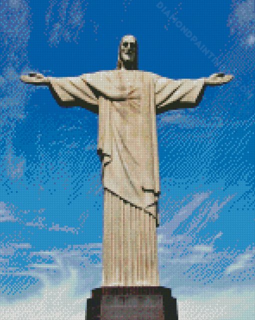 Christ The Redeemer Statue Diamond Paintings