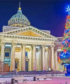 Christmas Kazan Cathedral Diamond Paintings