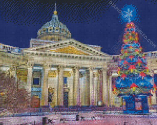 Christmas Kazan Cathedral Diamond Paintings