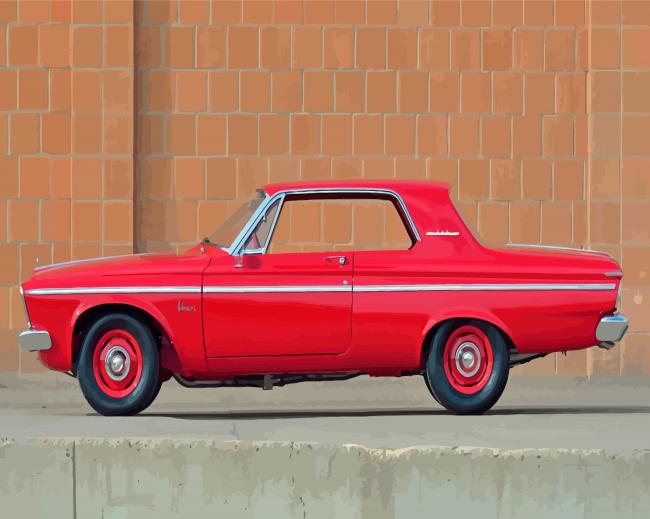 Classic Red Plymouth Belvedere Diamond Paintings