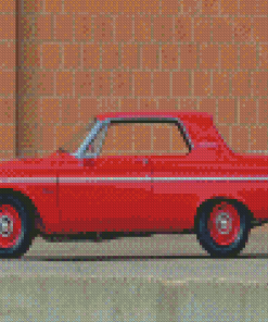 Classic Red Plymouth Belvedere Diamond Paintings