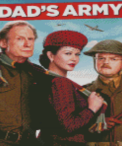 Dads Army Film Poster Diamond Paintings