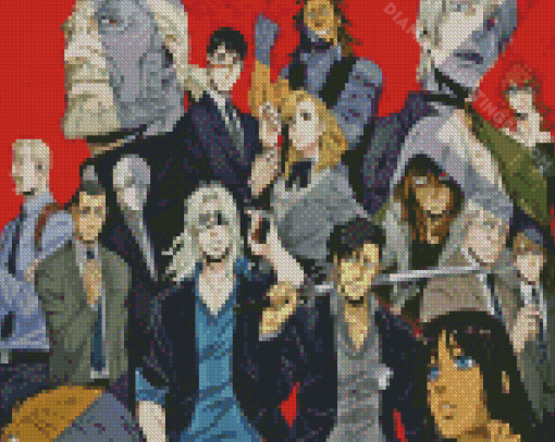 Gangsta Anime Diamond Paintings