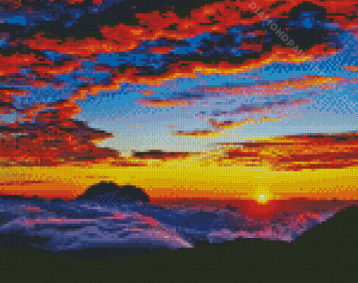 Haleakala National Park Sunset Diamond Paintings