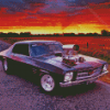 Holden Monaro GTS Car At Sunset Diamond Paintings