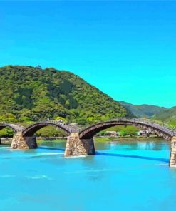 Japan Kintai Bridge Diamond Paintings