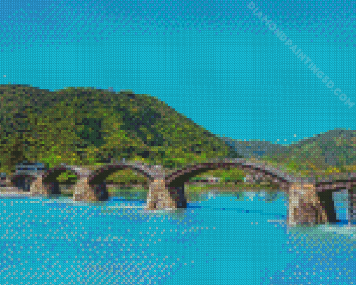 Japan Kintai Bridge Diamond Paintings