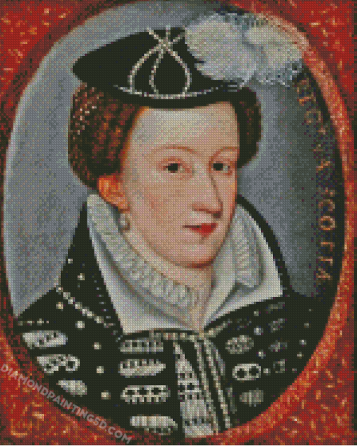 Mary Queen Of Scots Portrait Diamond Paintings