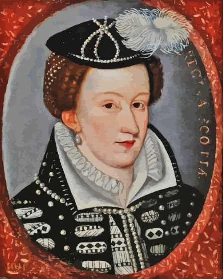 Mary Queen Of Scots Portrait Diamond Paintings