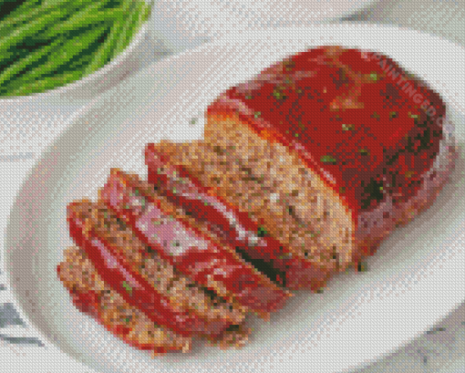 Meatloaf Food Diamond Paintings