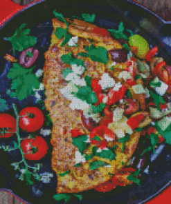 Mediterranean Omelette Diamond Paintings