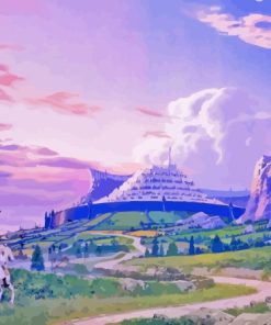 Minas Tirith Landscape Diamond Paintings