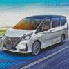 Nissan Serena On Road Diamond Paintings