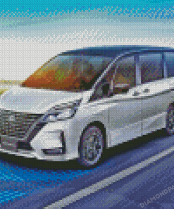 Nissan Serena On Road Diamond Paintings