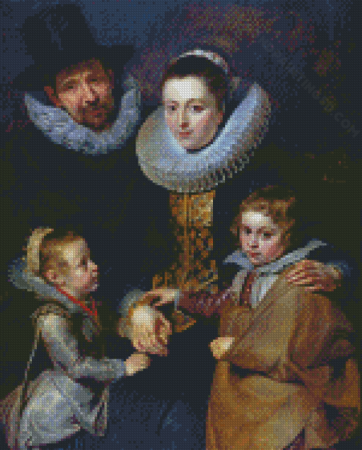 Peter Paul Rubens Family Jan Brueghel Diamond Paintings